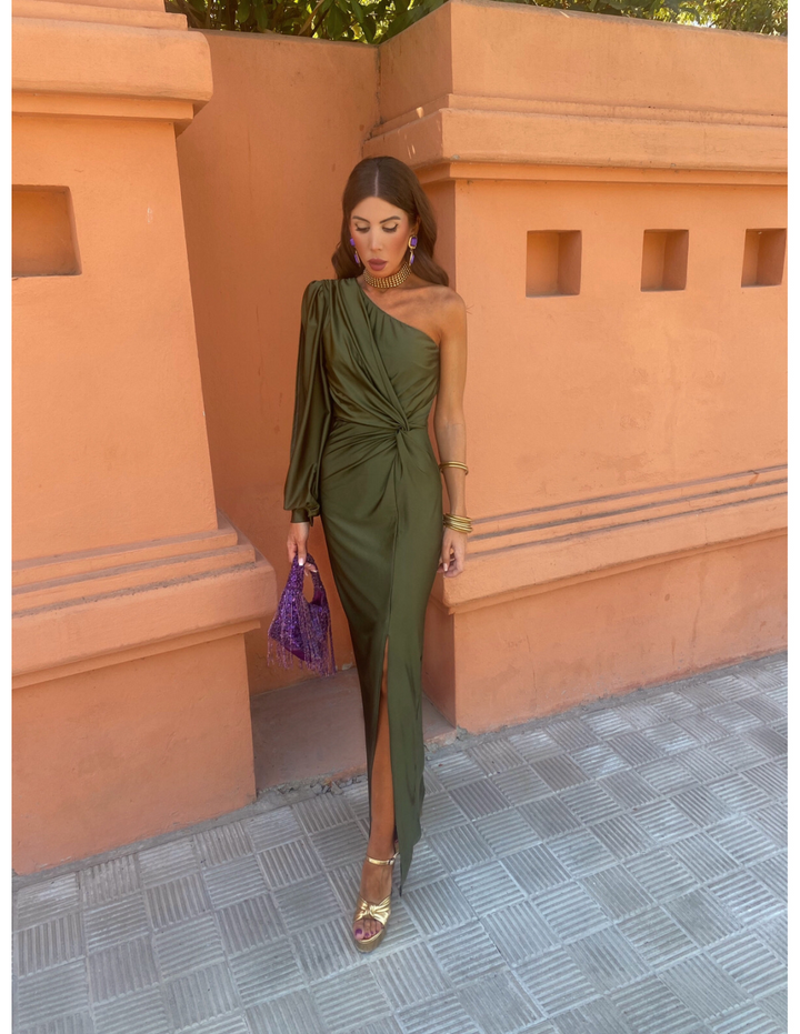 Célestine™ | Robe asymétrique à une épaule