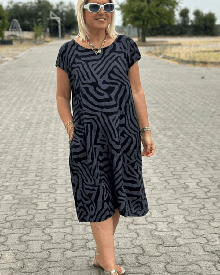 Louise ™ | Robe ludique à imprimé