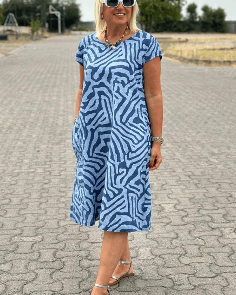 Louise ™ | Robe ludique à imprimé
