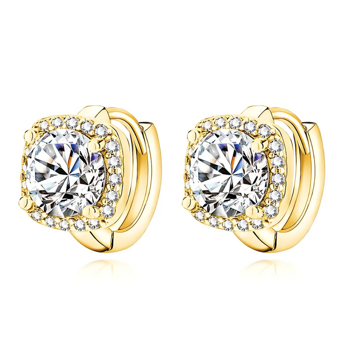 Élise™ | Raffinement léger Boucles d'oreilles Or