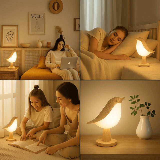 LumiPlume™ | Lampe Oiseau Ambiance Chaleureuse