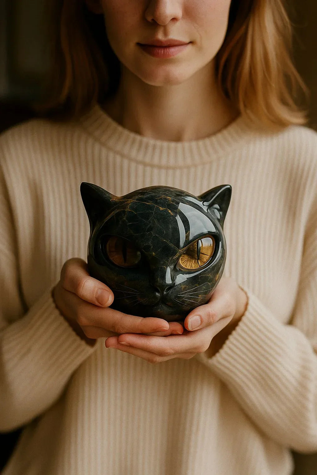 Kitty™ | Élégance contemporaine Statue Décoration