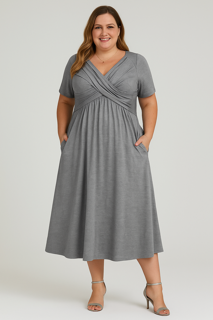 Élodie™ | Élégance sans effort Robe Midi Femme