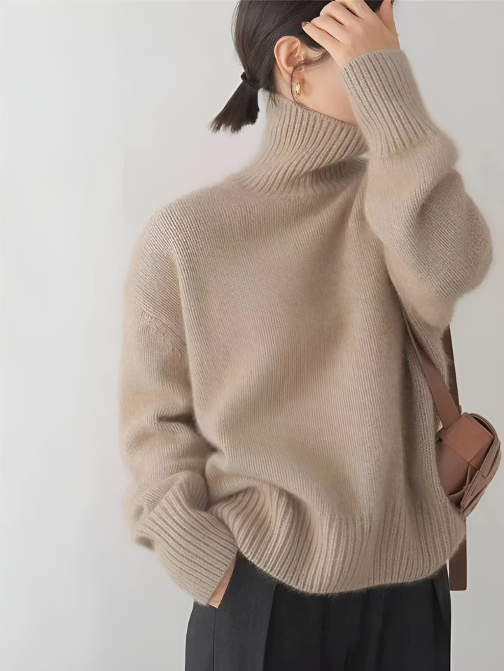 Emma™ | Pull à Col Roulé Doux