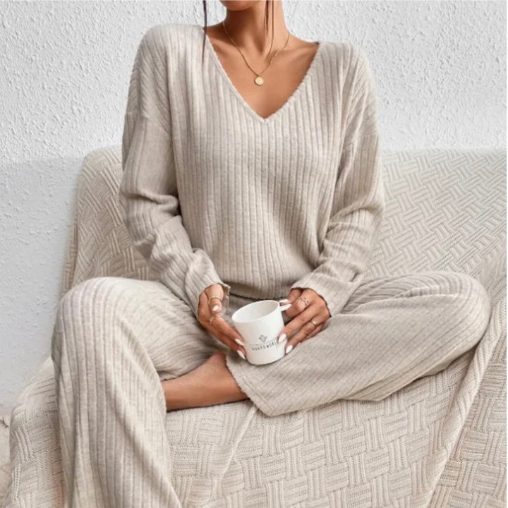Fennie™ | Ensemble détente doux en maille côtelée