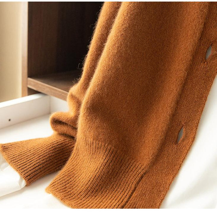 Margaux™ | Cardigan Classique à Boutons camel