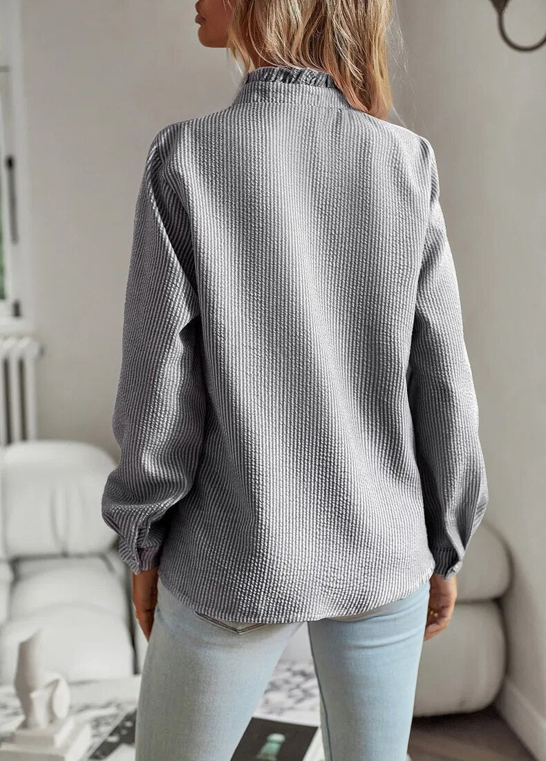 Audrey™ | Blouse élégante à manches longues
