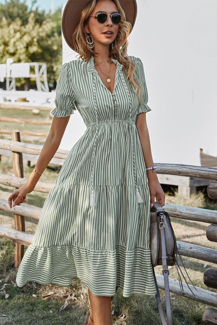 Lucie™ | Élégance légère Robe Midi Femme