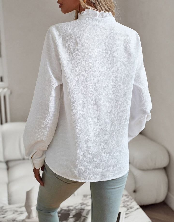 Audrey™ | Blouse élégante à manches longues