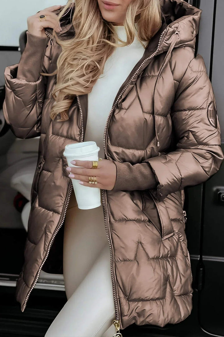 Nolwen™ | Manteau élégant avec capuche et doublure