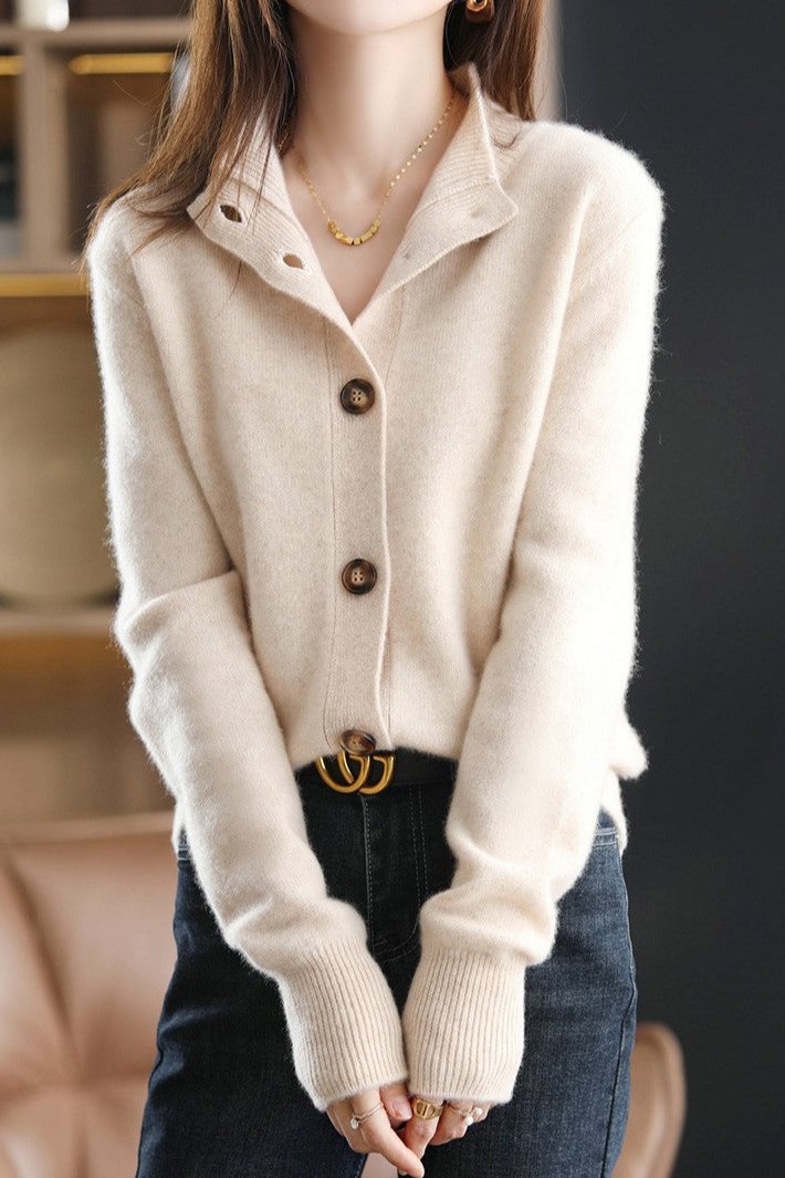 Margaux™ | Cardigan Classique à Boutons