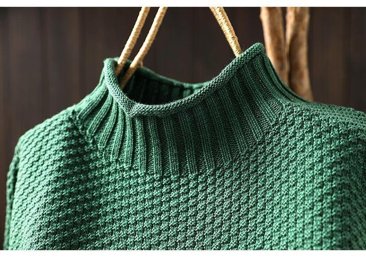 Aline™ | Pull Doux et Élégant en Maille Waffle