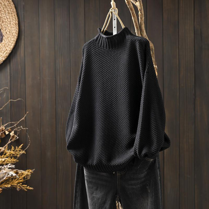 Aline™ | Pull Doux et Élégant en Maille Waffle