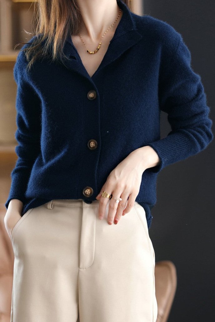 Margaux™ | Cardigan Classique à Boutons