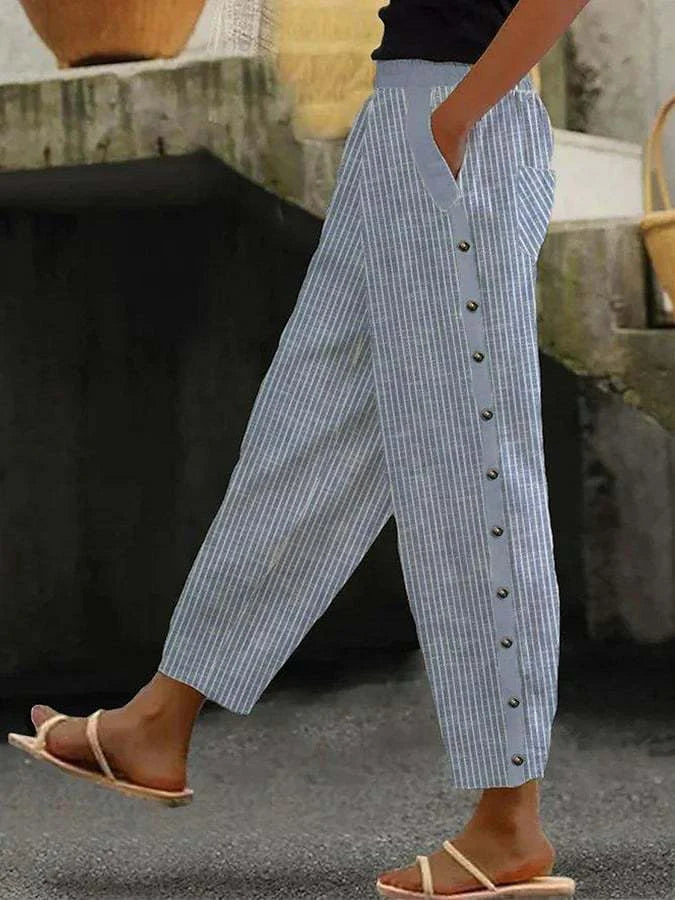 Romé | Pantalon estival rayé