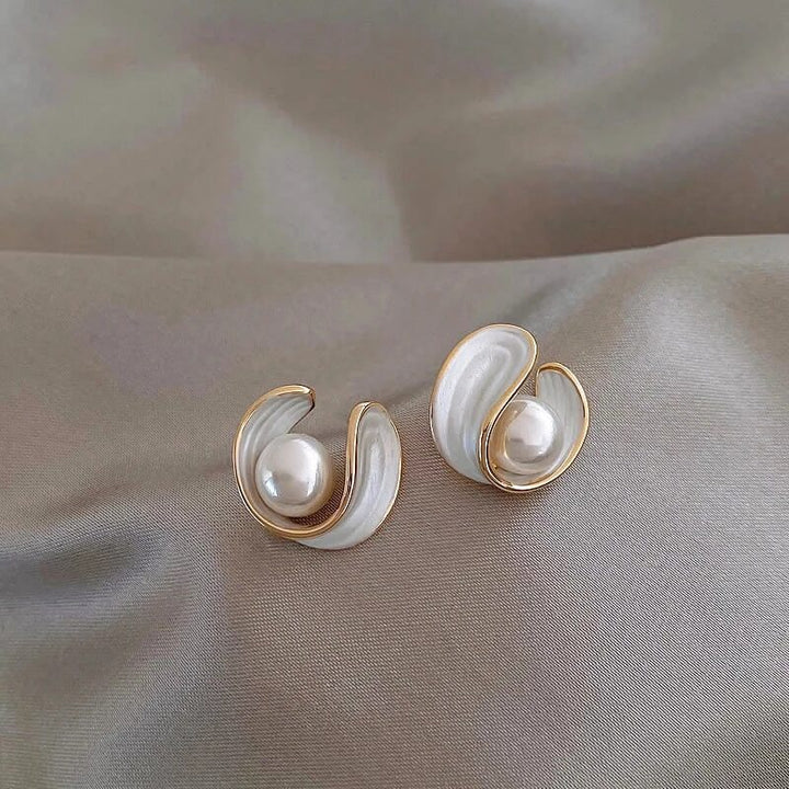 Olivia™ | Boucles d'Oreilles Pendantes en Perles Élégantes