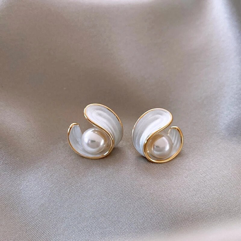 Olivia™ | Boucles d'Oreilles Pendantes en Perles Élégantes