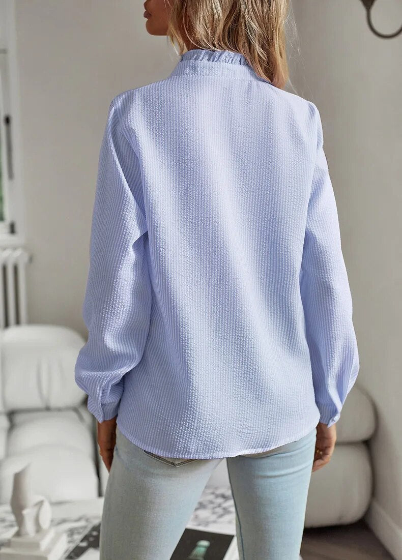 Audrey™ | Blouse élégante à manches longues