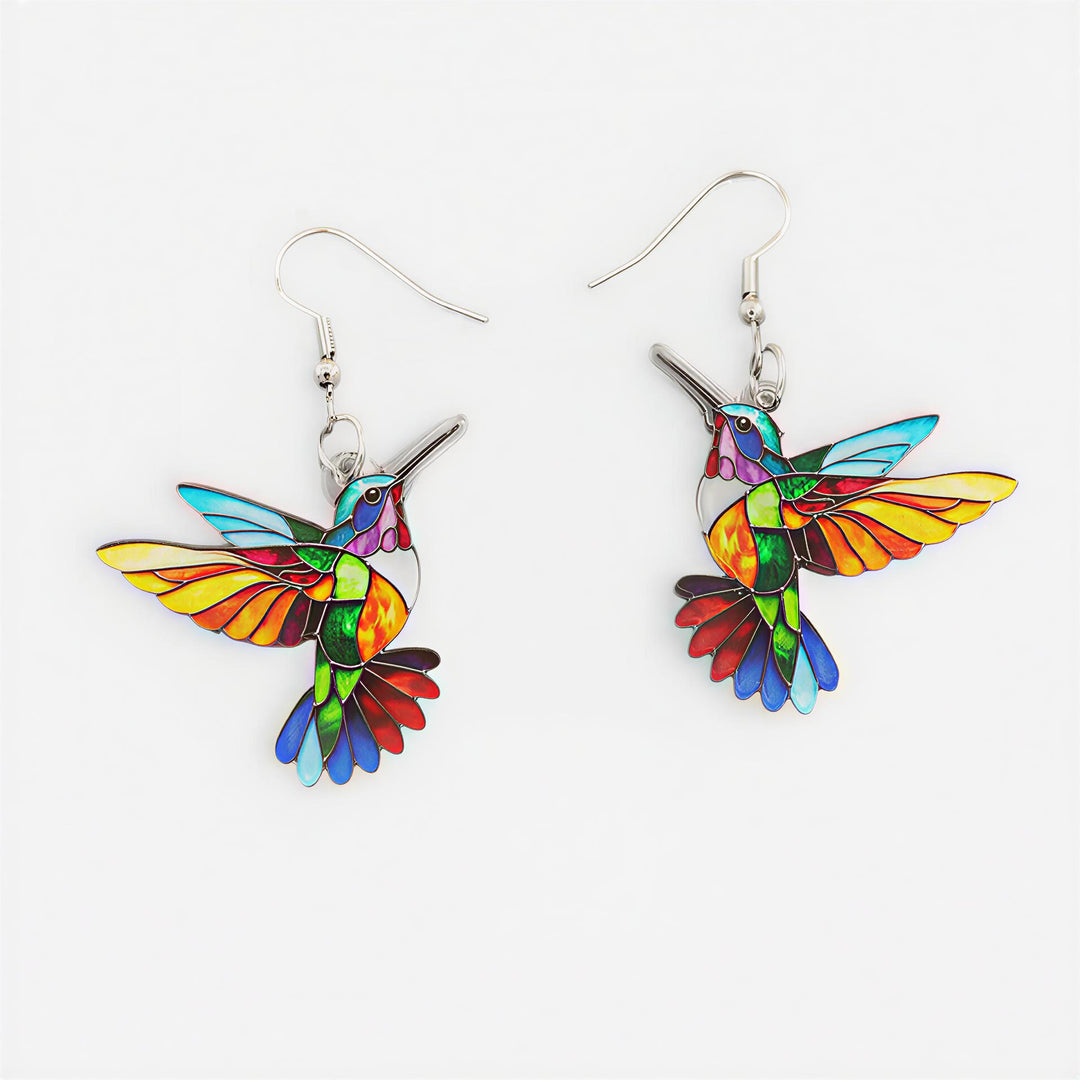 Boucles Colibri Porte-Bonheur