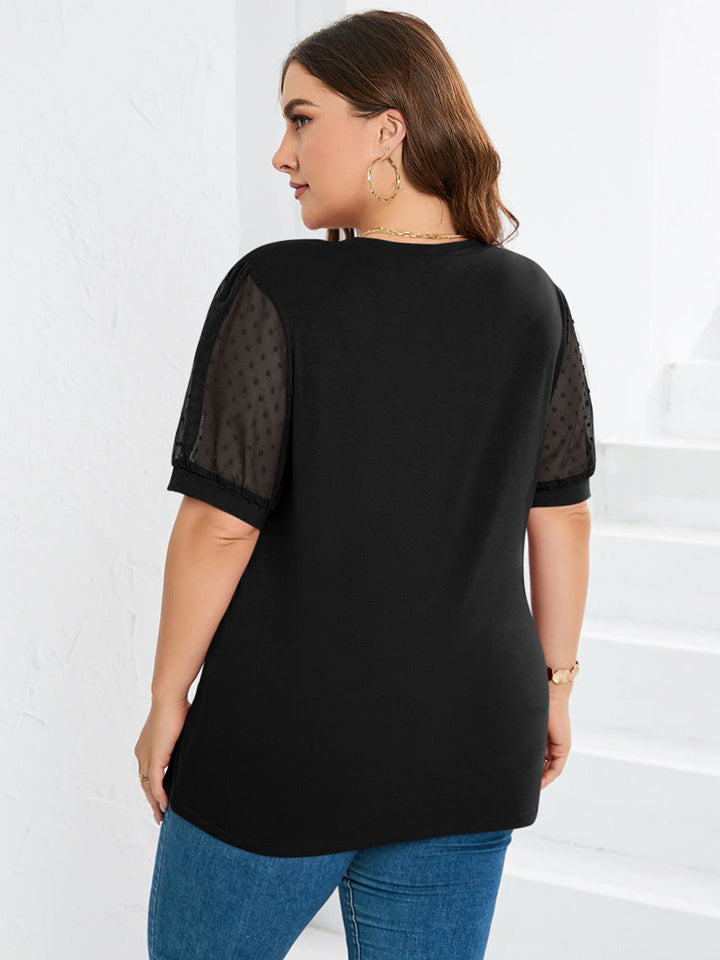 Sophie™ | Top à col V avec manches et couverture du ventre