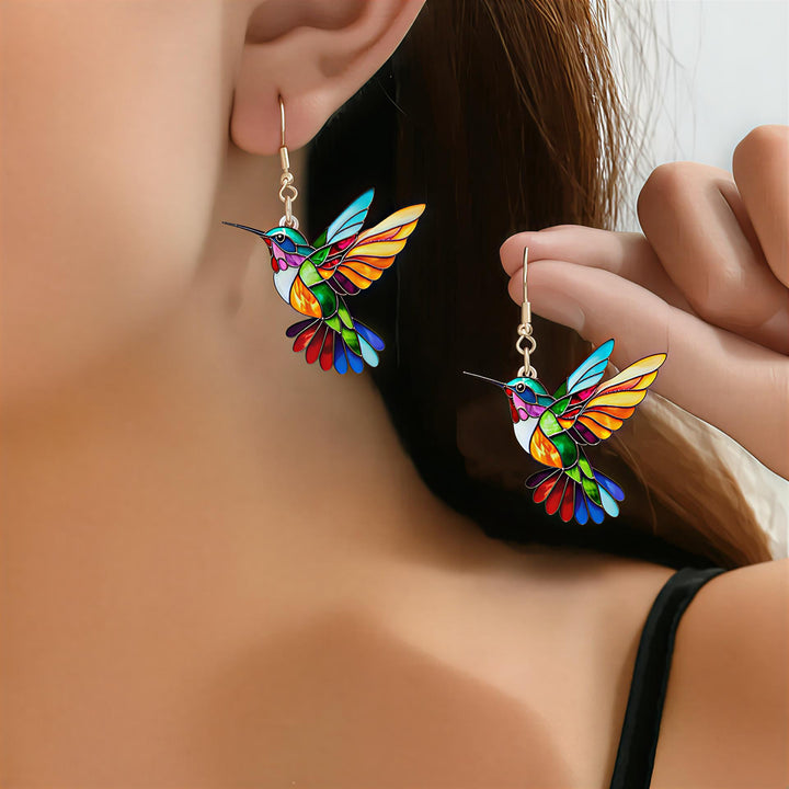 Boucles Colibri Porte-Bonheur