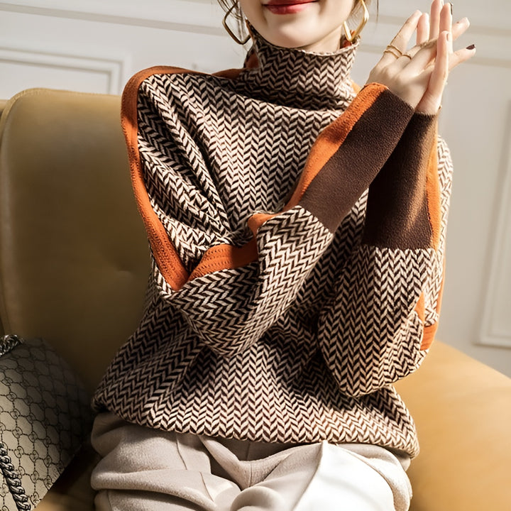 Adèle™ | Pull Rayé en Maille