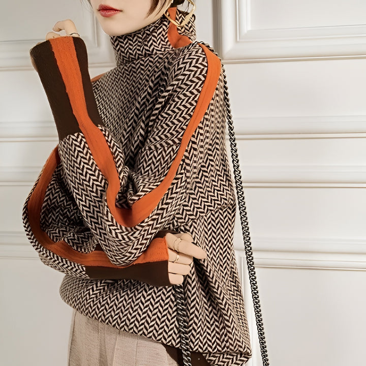 Adèle™ | Pull Rayé en Maille