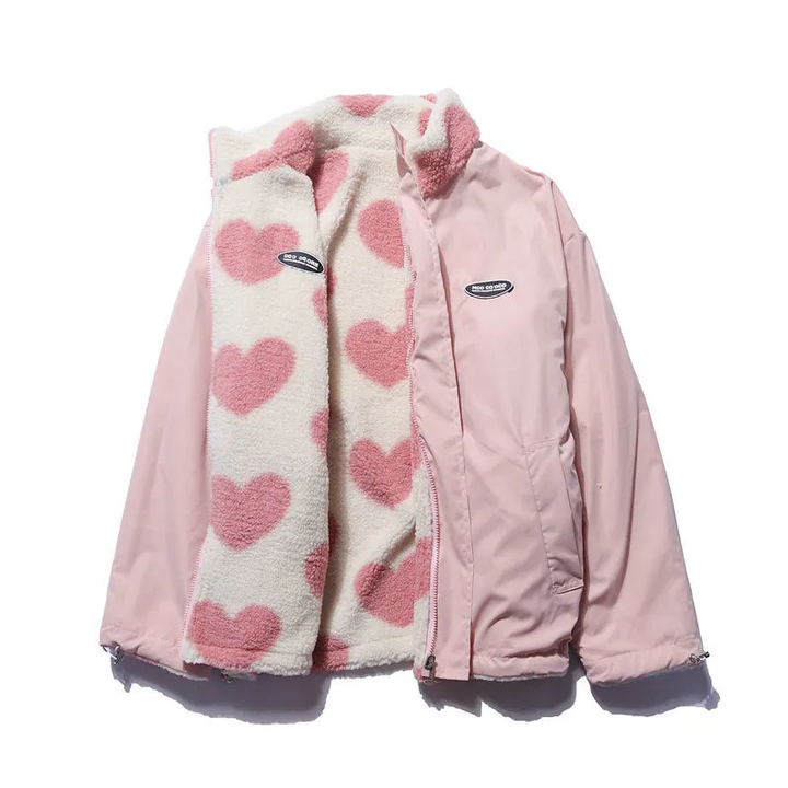 Océane™ | Manteau Réversible Cœur - Collection Exclusive