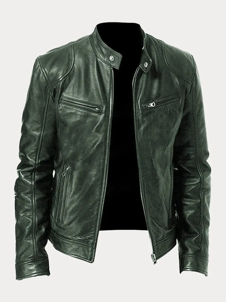 Édouard™ | Veste en Cuir au Caractère Unique