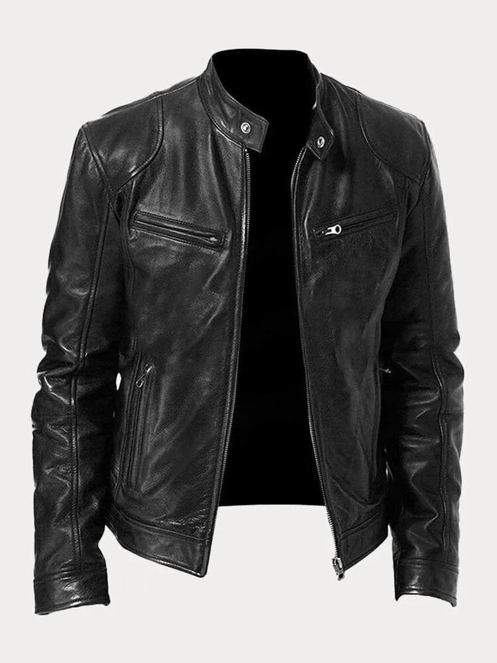 Luc™ | Veste en Cuir Classique