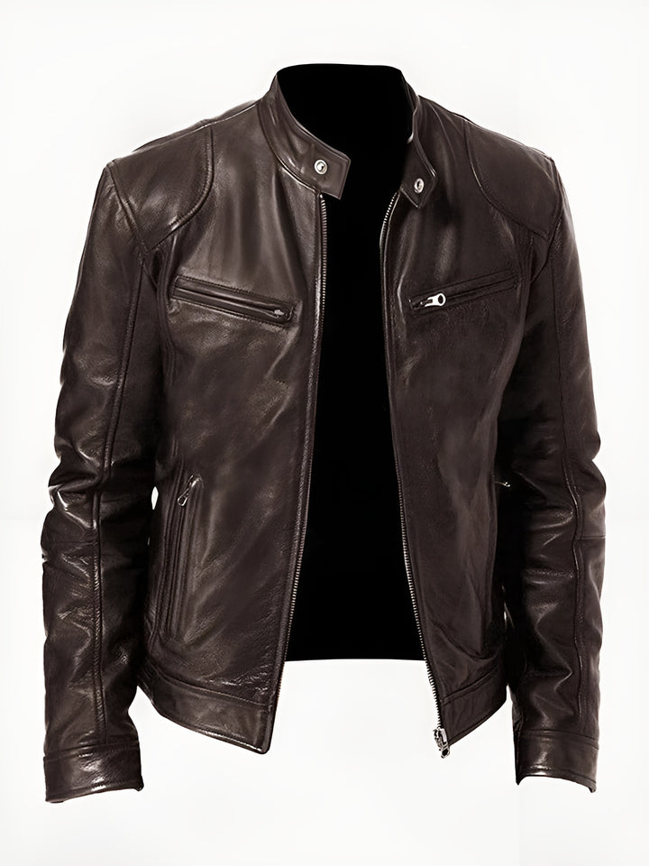 Édouard™ | Veste en Cuir au Caractère Unique