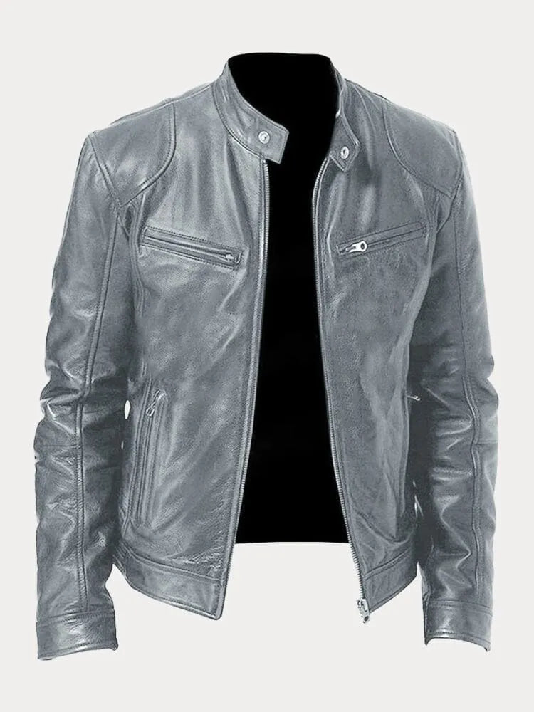 Luc™ | Veste en Cuir Classique