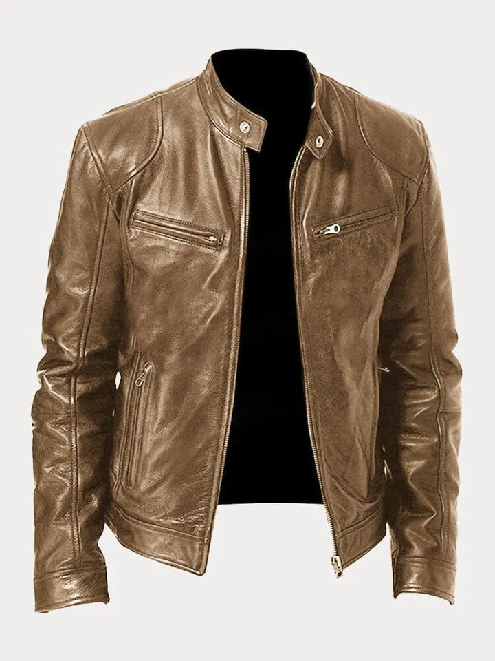 Luc™ | Veste en Cuir Classique