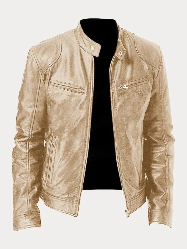 Luc™ | Veste en Cuir Classique