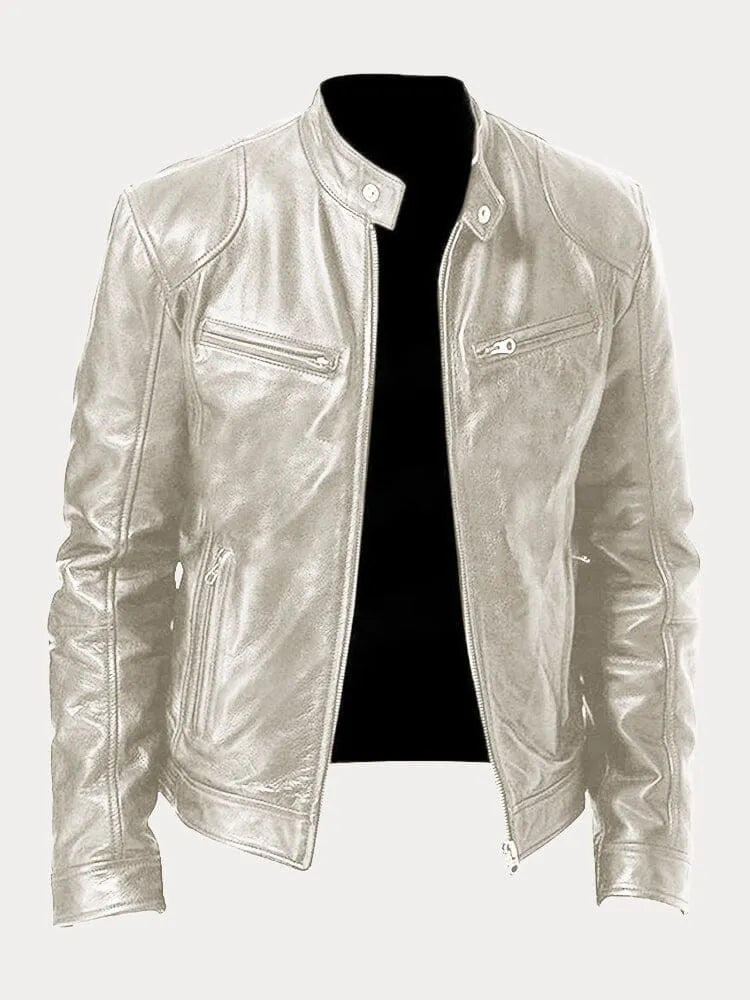Luc™ | Veste en Cuir Classique