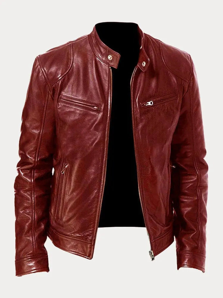 Luc™ | Veste en Cuir Classique