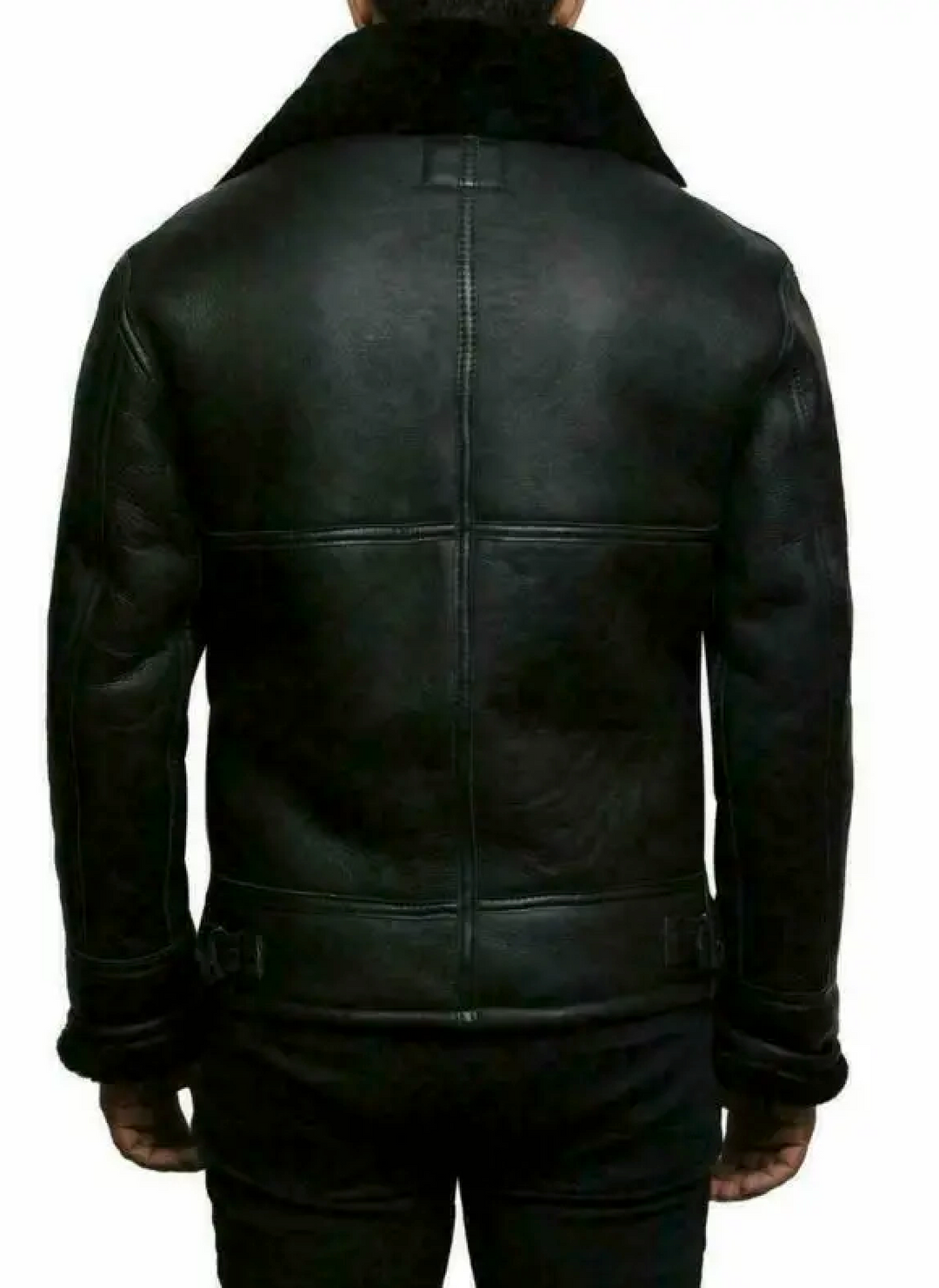 James™ | Leather Jacket with Faux Fur