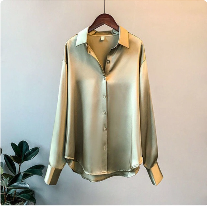 Fabiola™ | Blouse en Satin pour Femmes