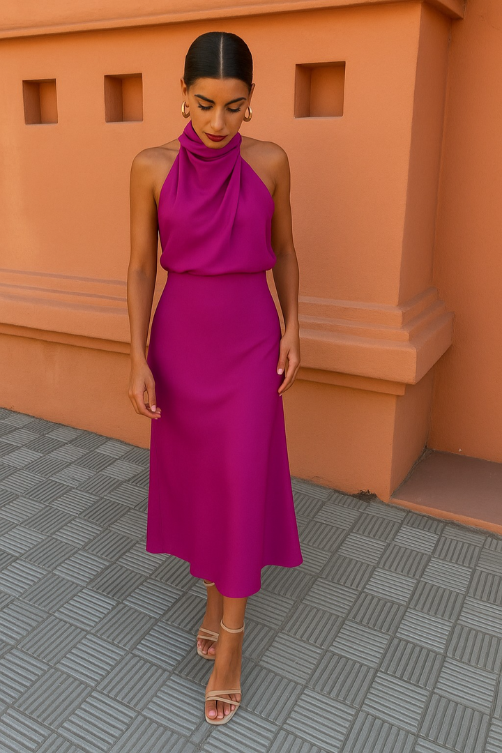 Selina™ | Robe à col halter