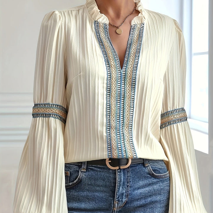 Jeffiner™ | Blouse en Dentelle Élégante