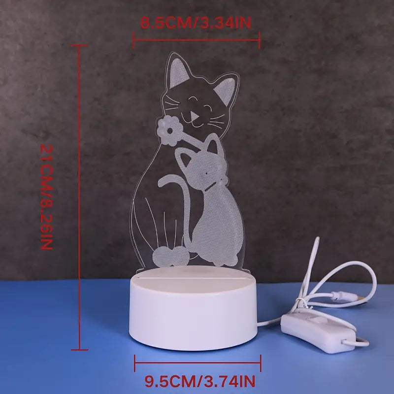 Nora™ | lampe chat décorative et chaleureuse
