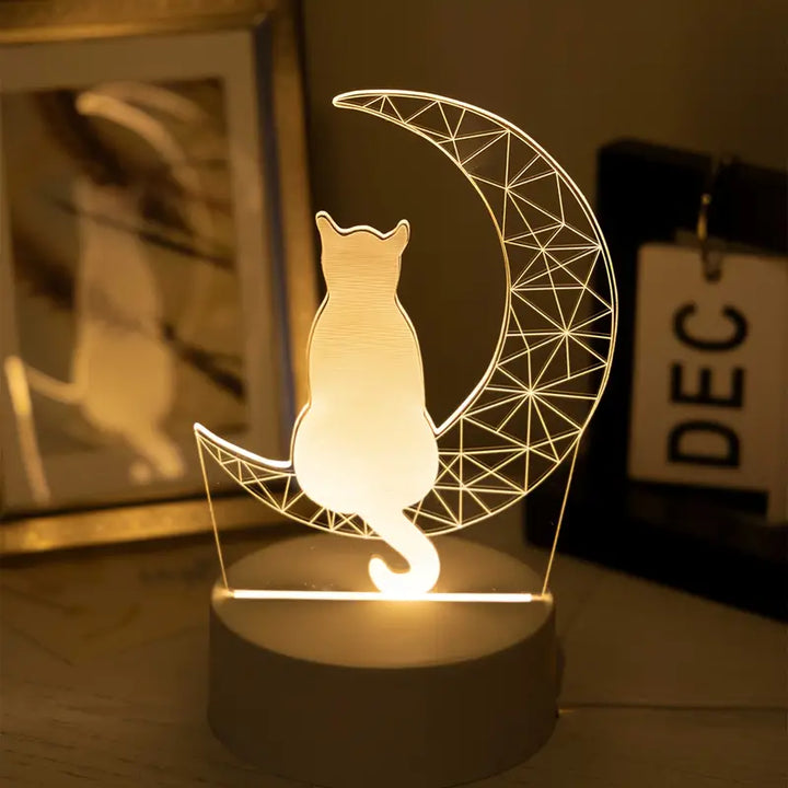 Luna™ | lampe chat décorative et chaleureuse