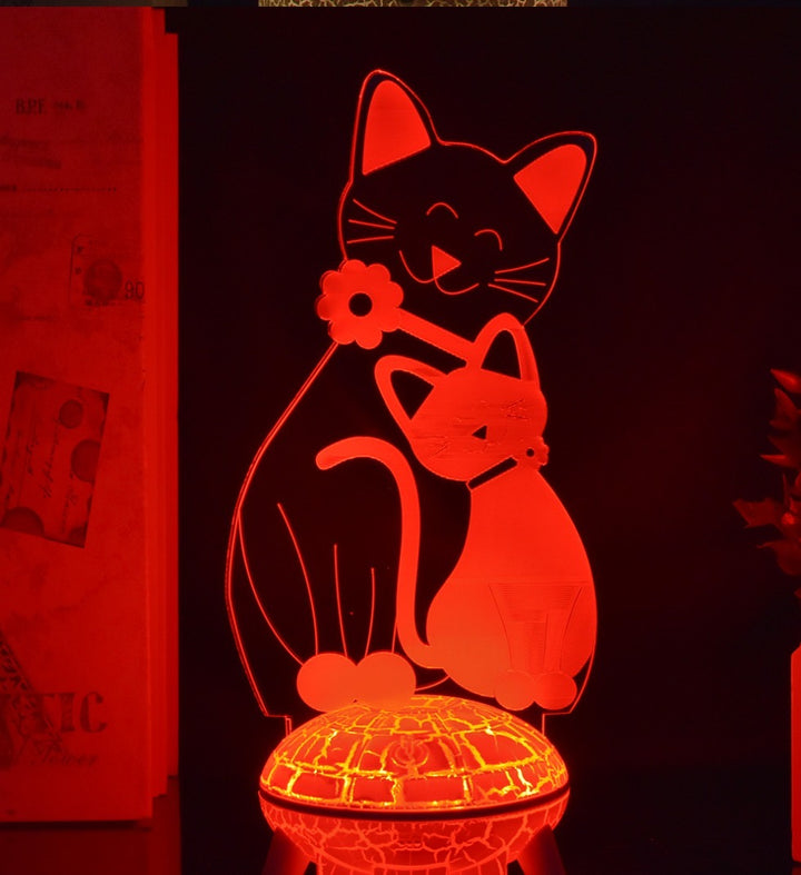 Nora™ | lampe chat décorative et chaleureuse