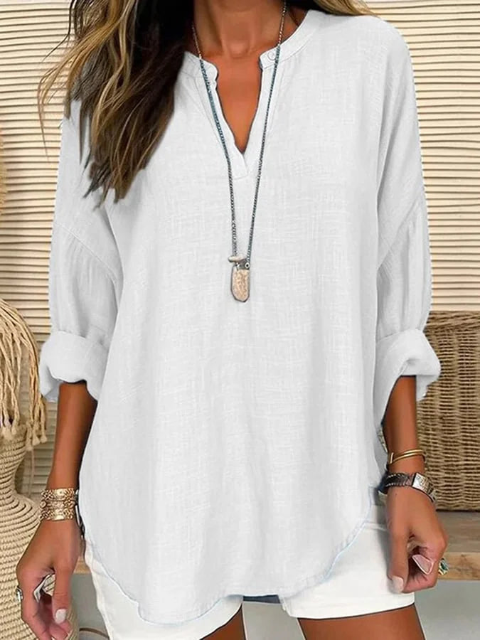 Léna™ | Chemise de plage en coton léger