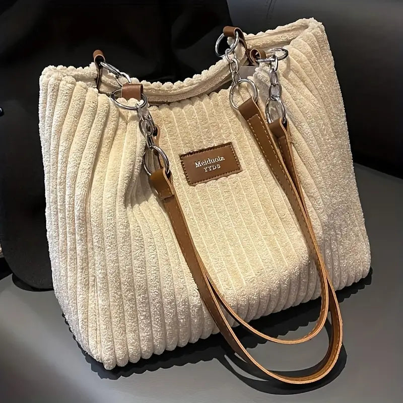 Emma™ | Sac Tote Côtelé