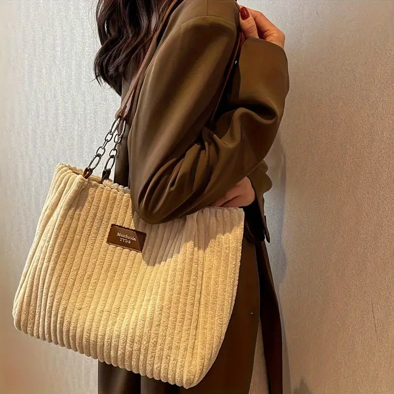 Emma™ | Sac Tote Côtelé