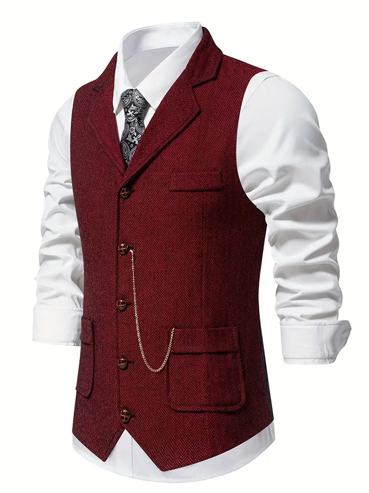 Gradasso™ | Gilet Premium en Tweed