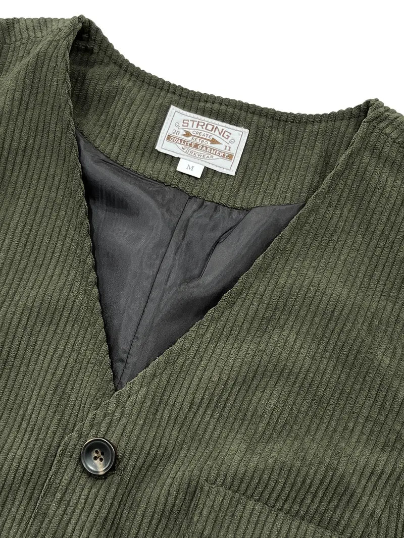 Verney™ | Gilet Corduroy Élégant