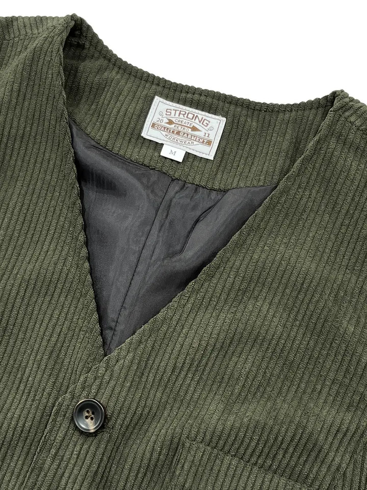 Verney™ | Gilet Corduroy Élégant