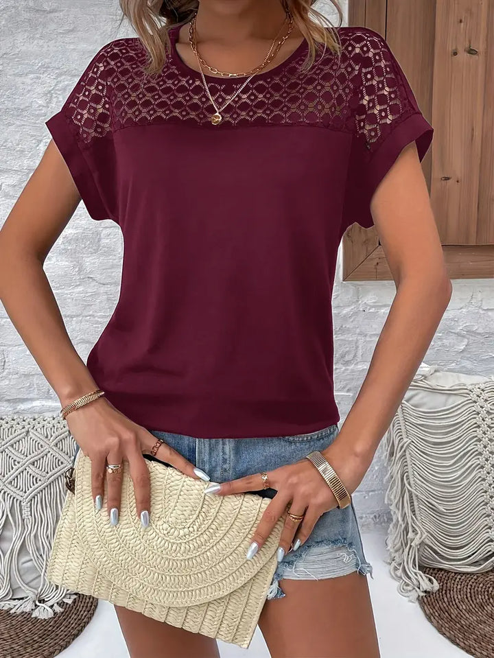Lulu™ | T-shirt Chic à Manches Chauve-Souris
